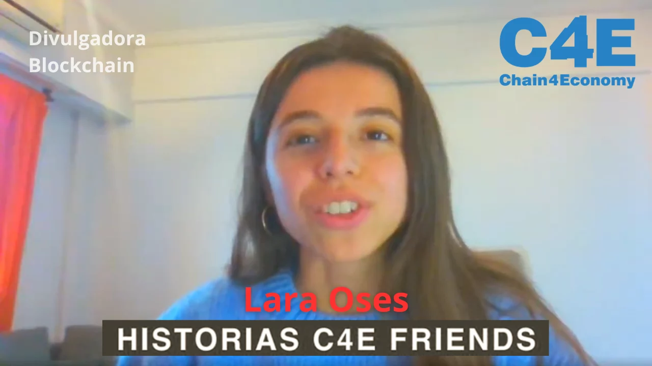 Lara Oses, educadora financiera Web3 y creadora de Desencriptada, entrevistada por C4E