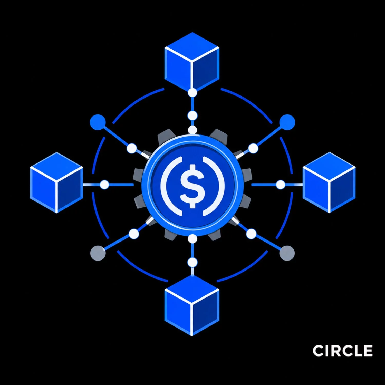 infraestructura blockchain para stablecoin USDC