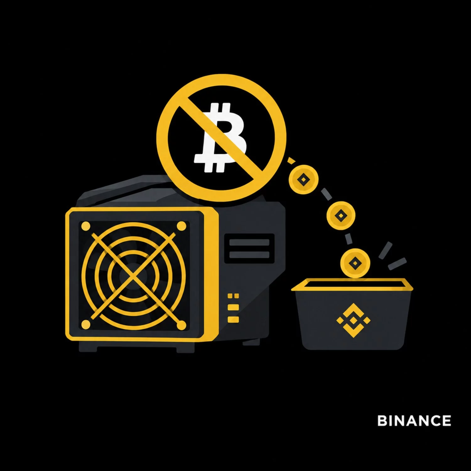 cierre del pool de minería de Binance